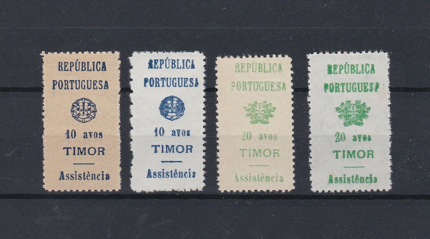 Portugal - Timor B.o.b. Two Complete Sets In Different Paper Mng