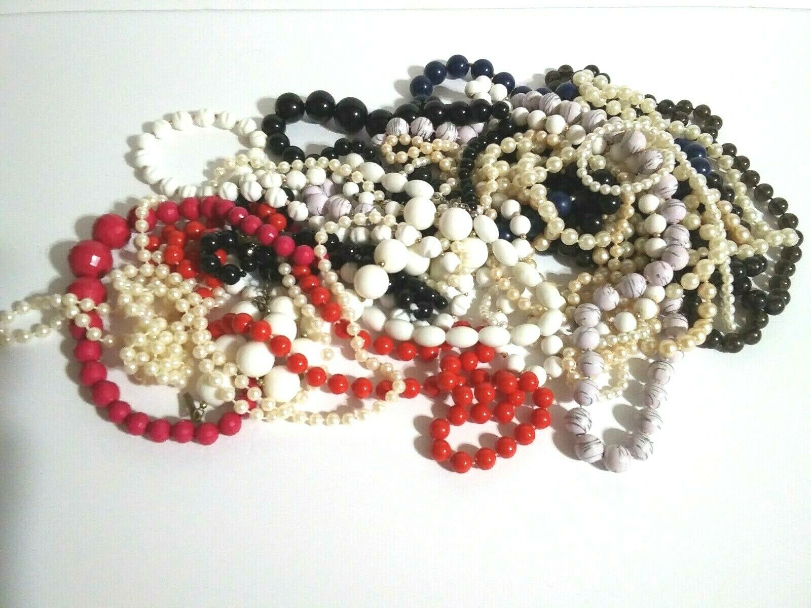 Lot Of 18 Beaded Necklaces
