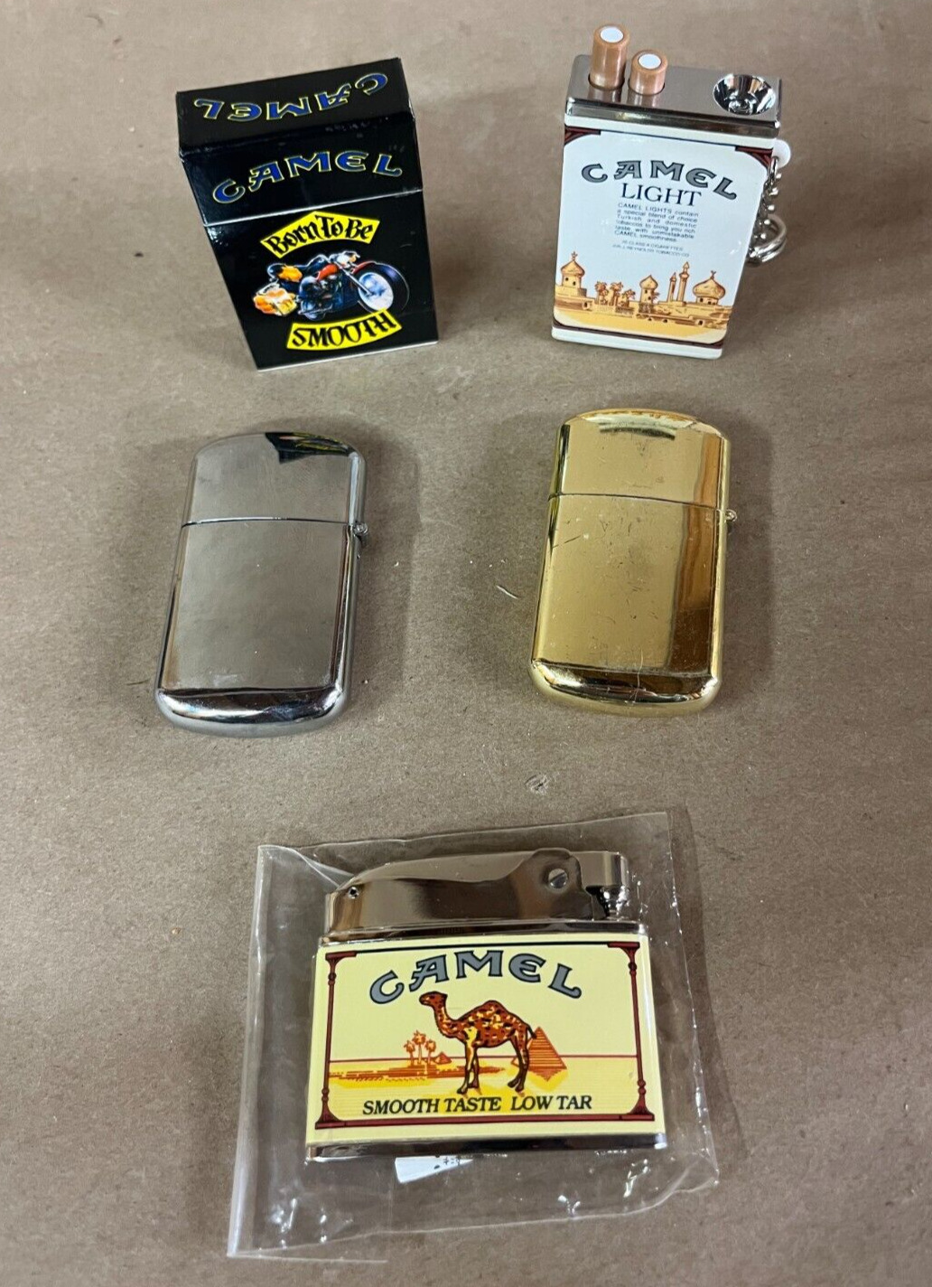 Various Camel Lighters (5 Pcs)