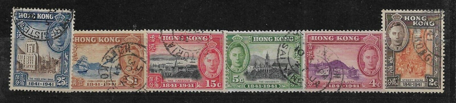 Hongkong Mi 6 Stamps Used 1.sets