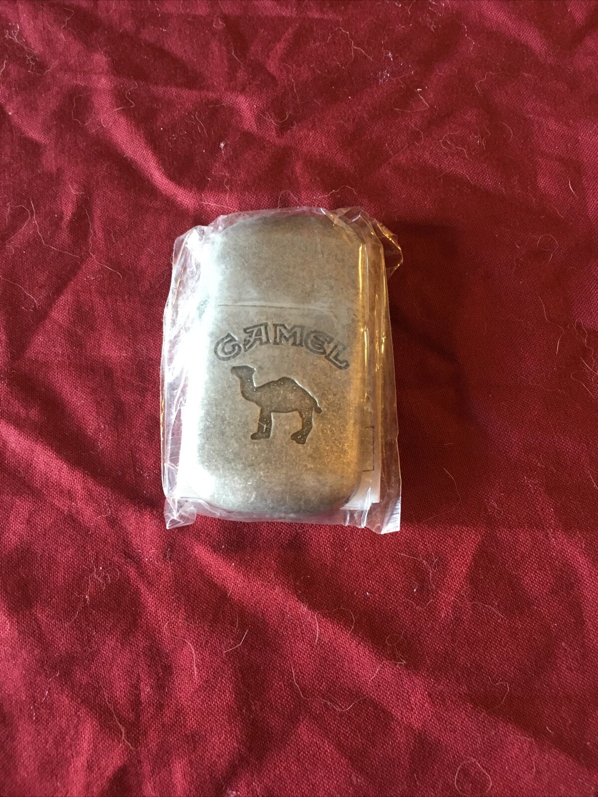 Vintage Camel Lighter - Antique Silver Toned Finish-sealed