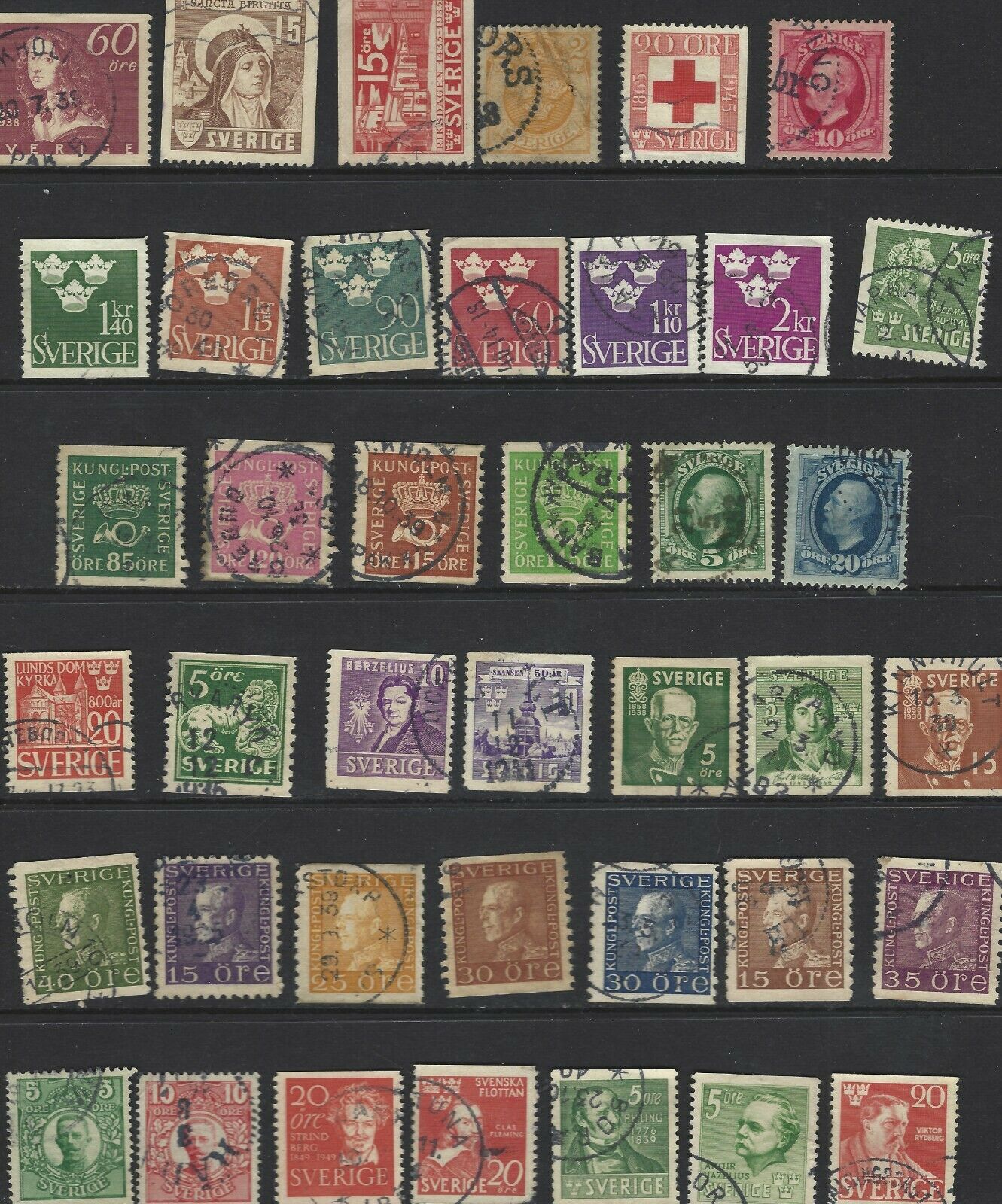 Scandinavia Stamps, 300 Different, Used