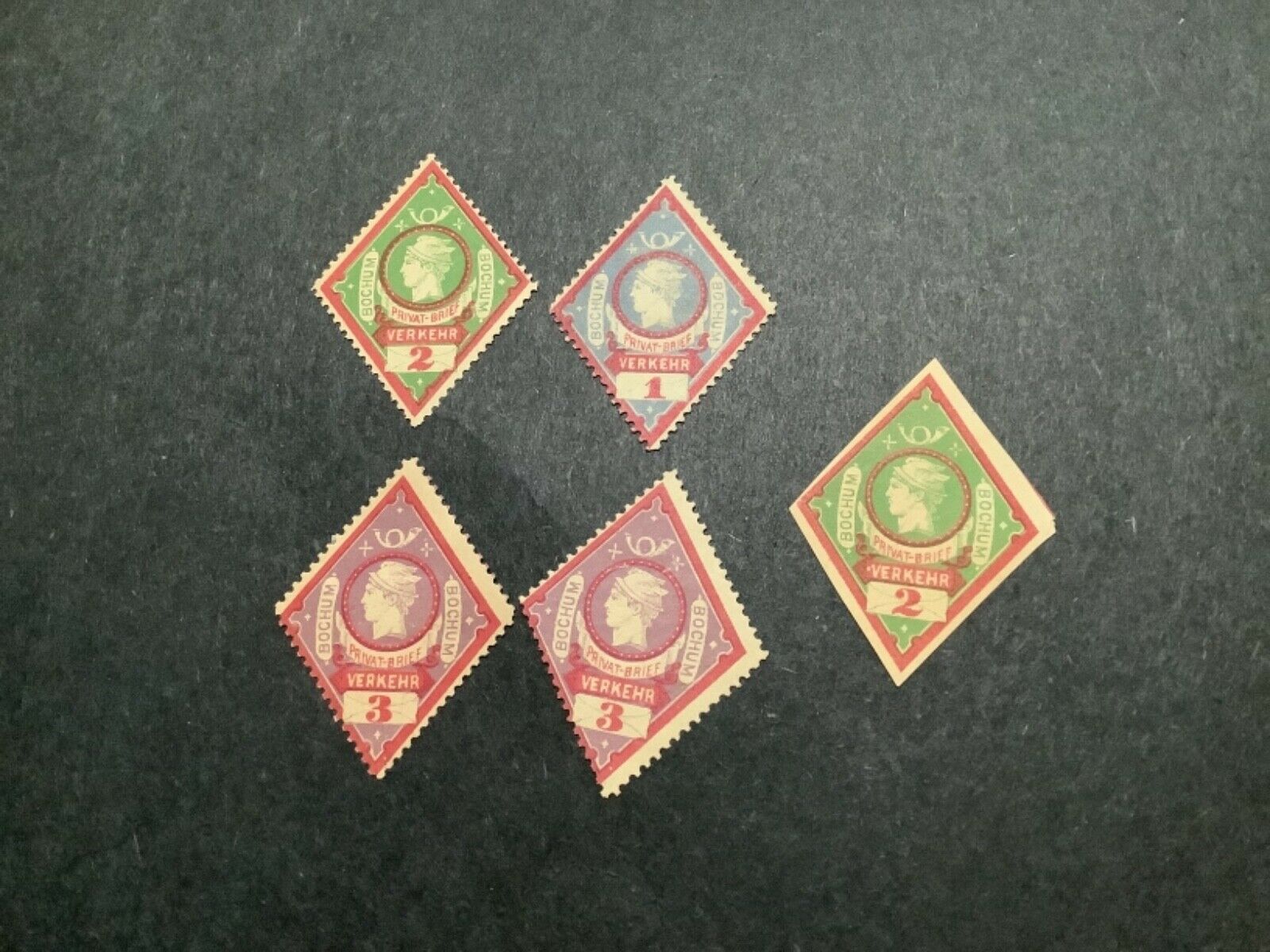 Private Diamond  Bochum Stamps. Unlisted