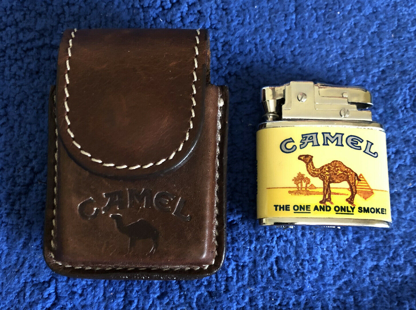 Vintage 1995 Rjrtc "camel The One And Only Smoke"  Lighter Never Lit W/case
