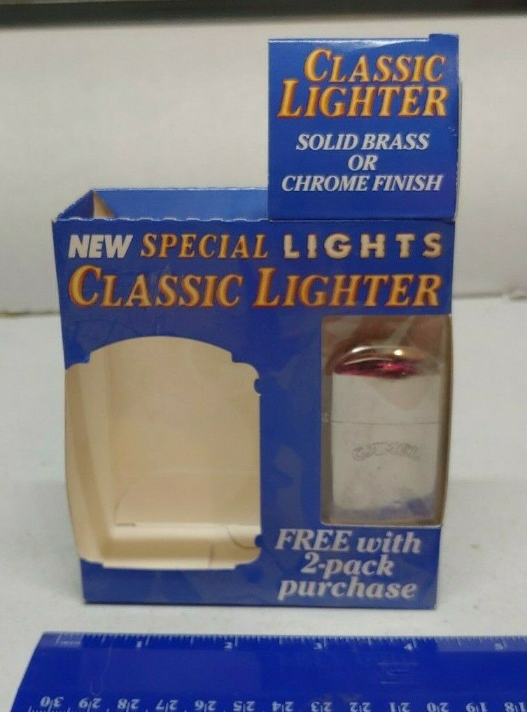 Nip Camel Cigarettes Special Lights Classic Lighter Chrome Finish
