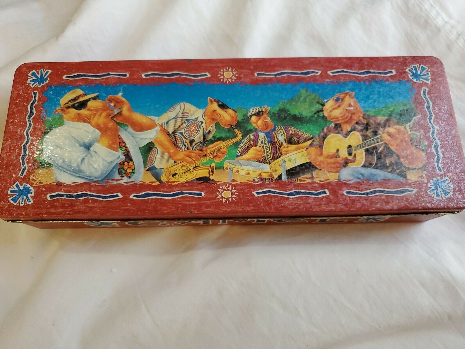 Vintage Camel Joe The Hard Pack Set Of Five Rare Cricket Lighters With Tin