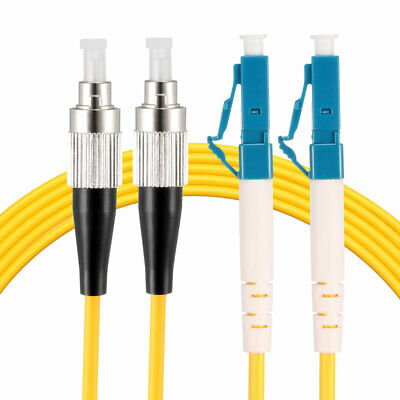 Fiber Cable,10 Meters 32ft Fc To Lc Duplex 9/125 Single-mode Fiber Optic Cable