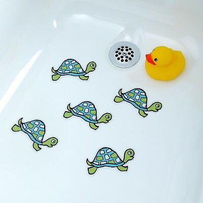 Turtle Tub Tattoos Non Slip Safety Bathtub Stickers Adhesive Treads 5 Ct