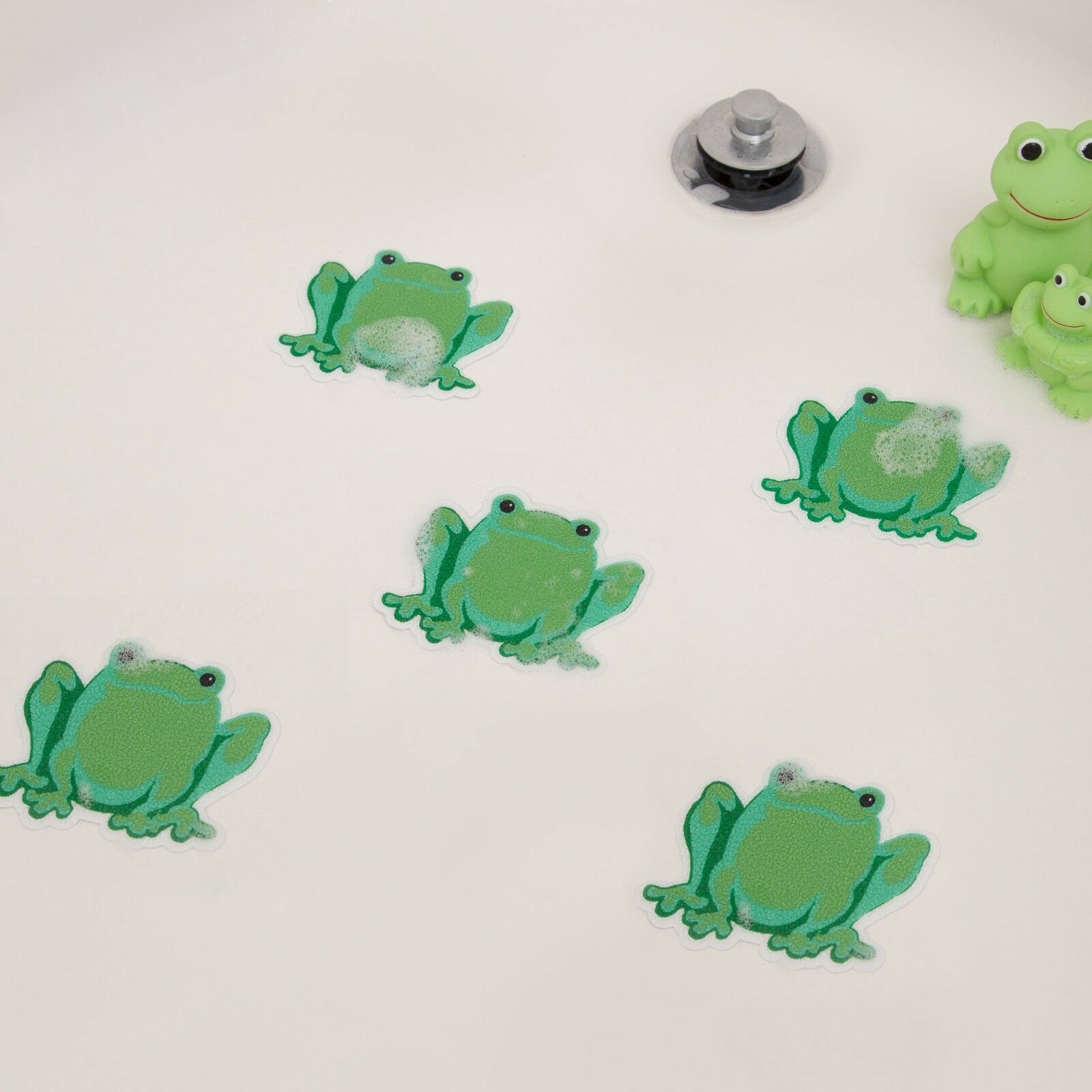 Bathtub Shower Stickers - Safety Decals Treads Non Slip Frogs Applique Anti-skid