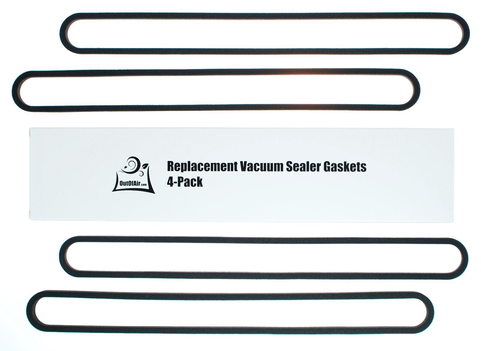 Foodsaver Upper & Lower Gasket Assembly Replacements - 4 Foam Sealer Gaskets