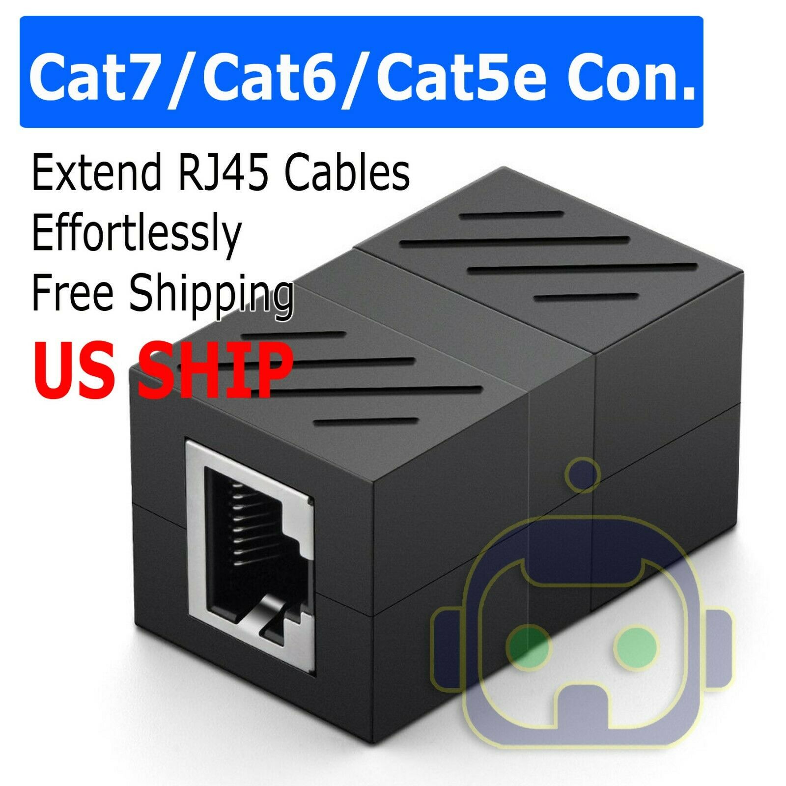 Rj45 Inline Coupler Cat7/cat6/cat5e Ethernet Network Cable Extender Connector