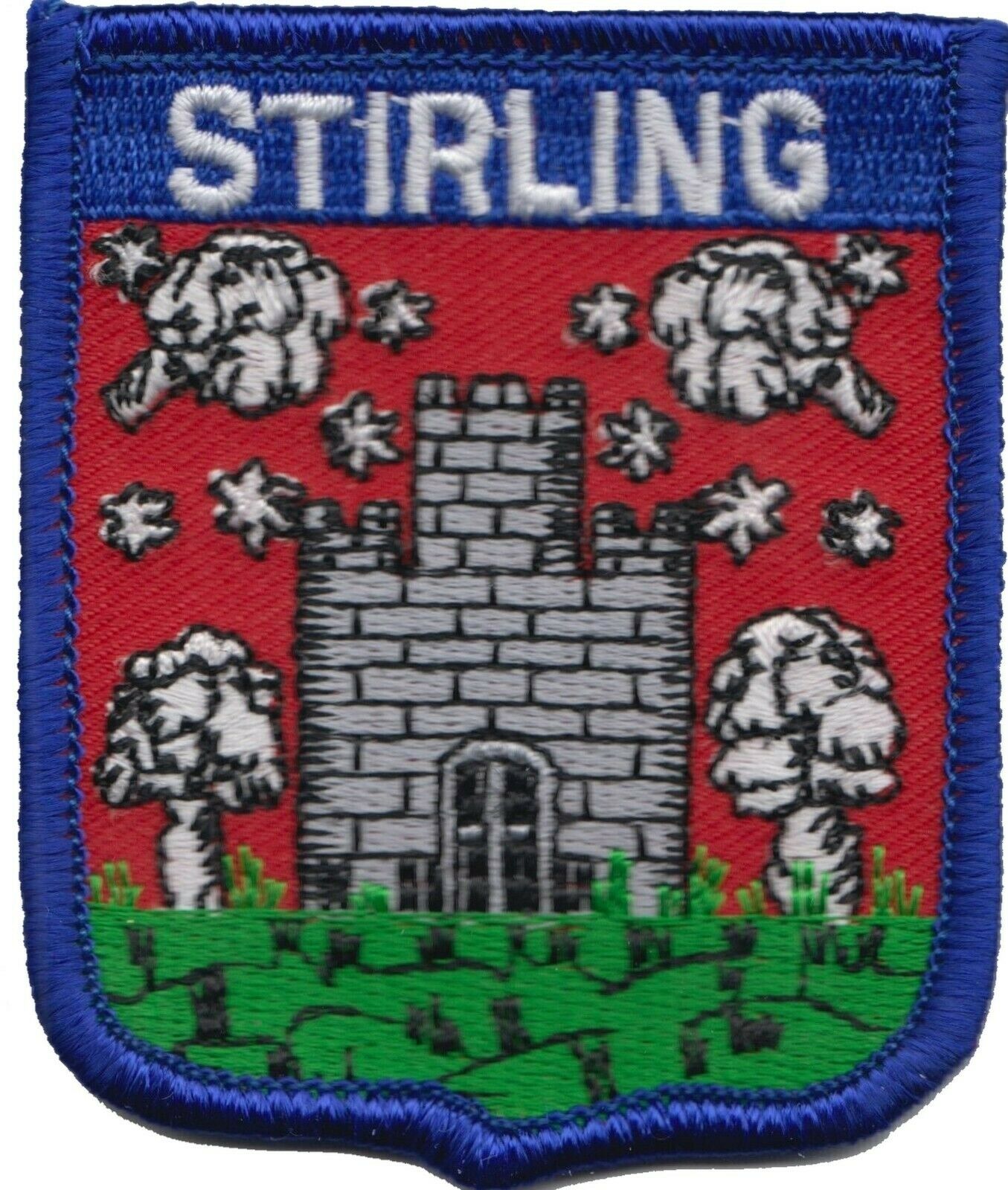 Stirling Scotland Flag Embroidered Patch Badge
