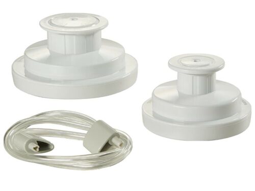 Foodsaver Regular + Wide-mouth Jar Sealer Kit And Accessory Hose White *new*