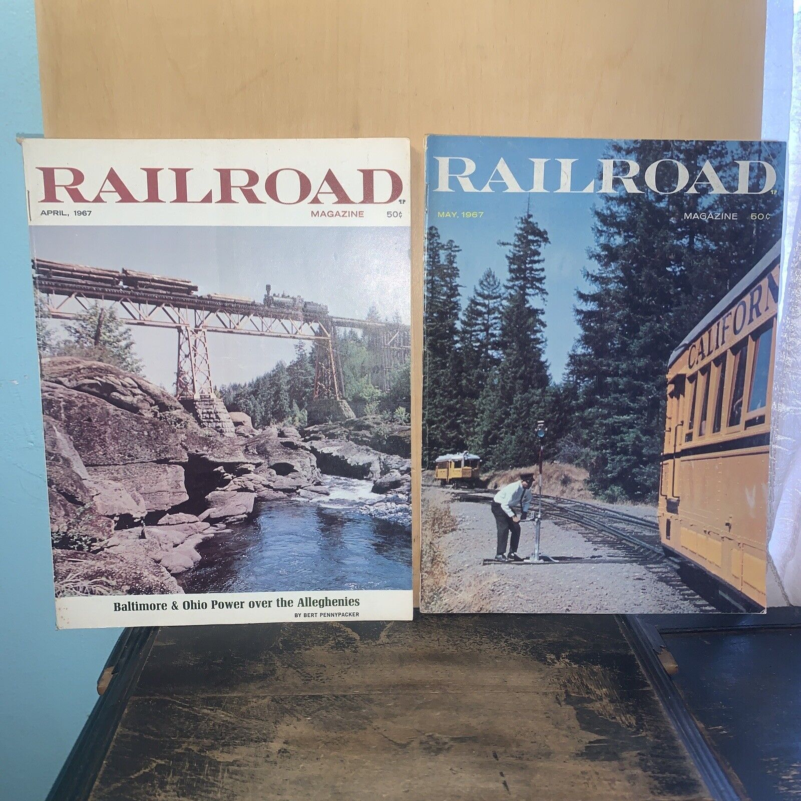 Railroad Magazine April & May 67 ￼ “baltimore & Ohio Power Over The Alleghenies”