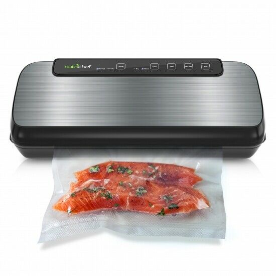 Nutrichef Automatic Vacuum Sealer System Electric Air Sealing Food Preserver